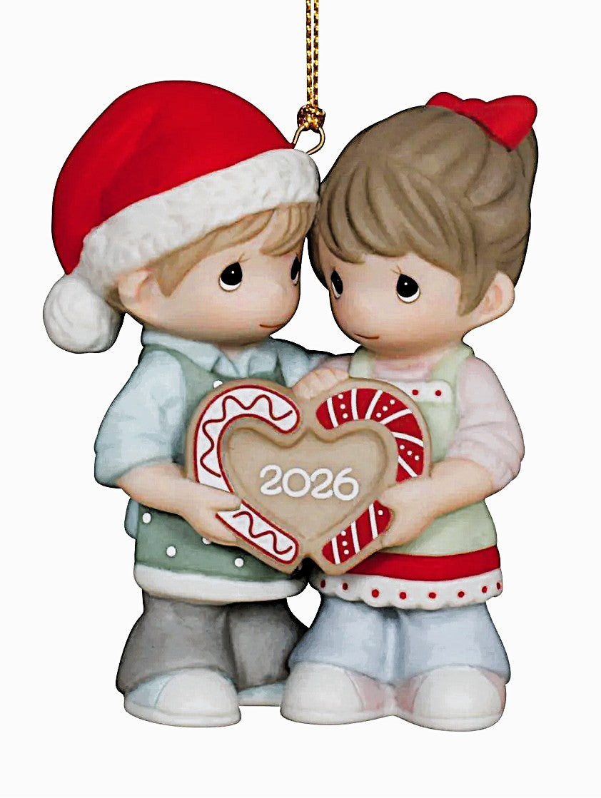 Precious Moments 2026 Our 1st Christmas Together Ornament 261004