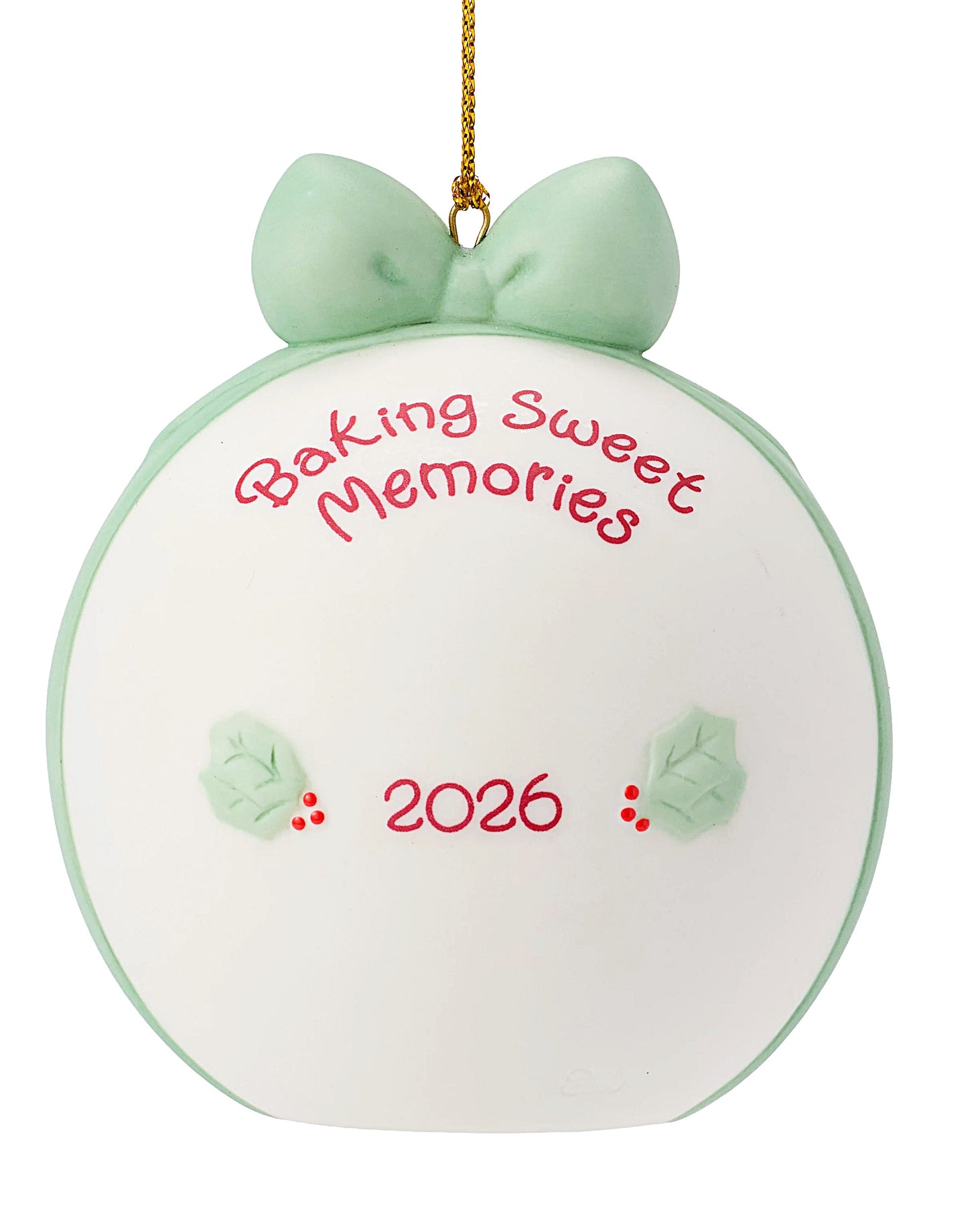 Precious Moments 2026 Baking Sweet Memories Girl Ball Ornament