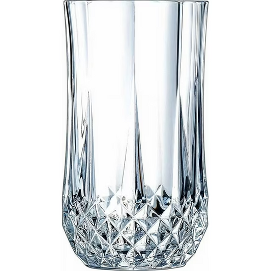Longchamps by Cristal D'Arques Hi Ball Set of 4 Tumblers, 12-oz = 36-cl made in France