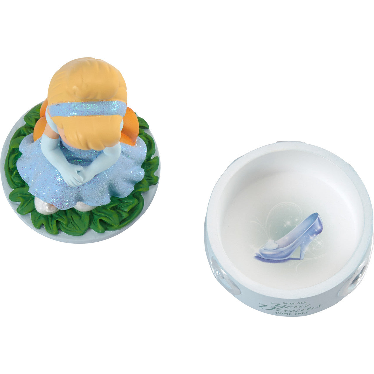 Precious Moments Cinderella 'may all your Dreams Come True' Ceramic covered Box