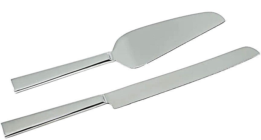 Oneida Celebration Cake Serving 2 piece set Stainless Steel