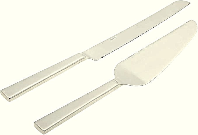 Oneida Celebration Cake Serving 2 piece set Stainless Steel