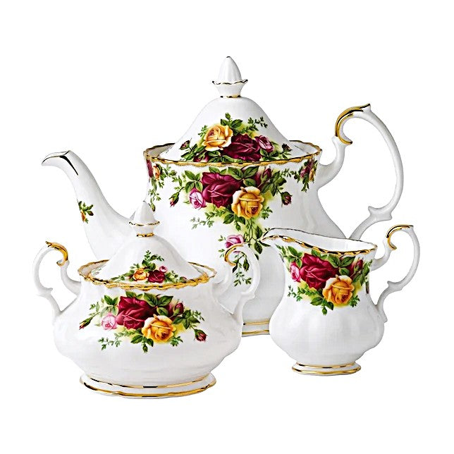 Royal Albert Old Country Roses 3-Piece Tea Set