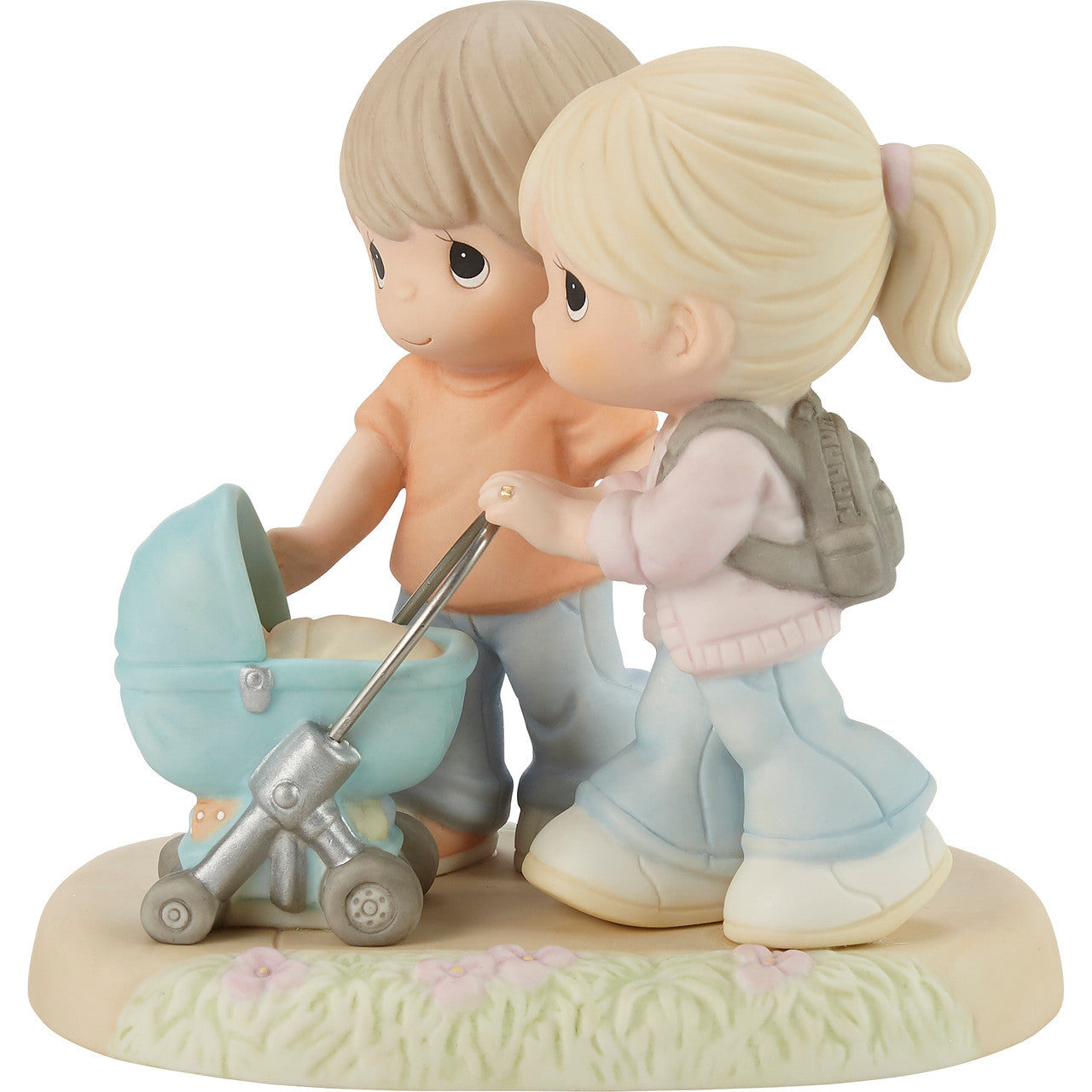 Precious Moments You Strolled Into Our Hearts Porcelain Figurine
