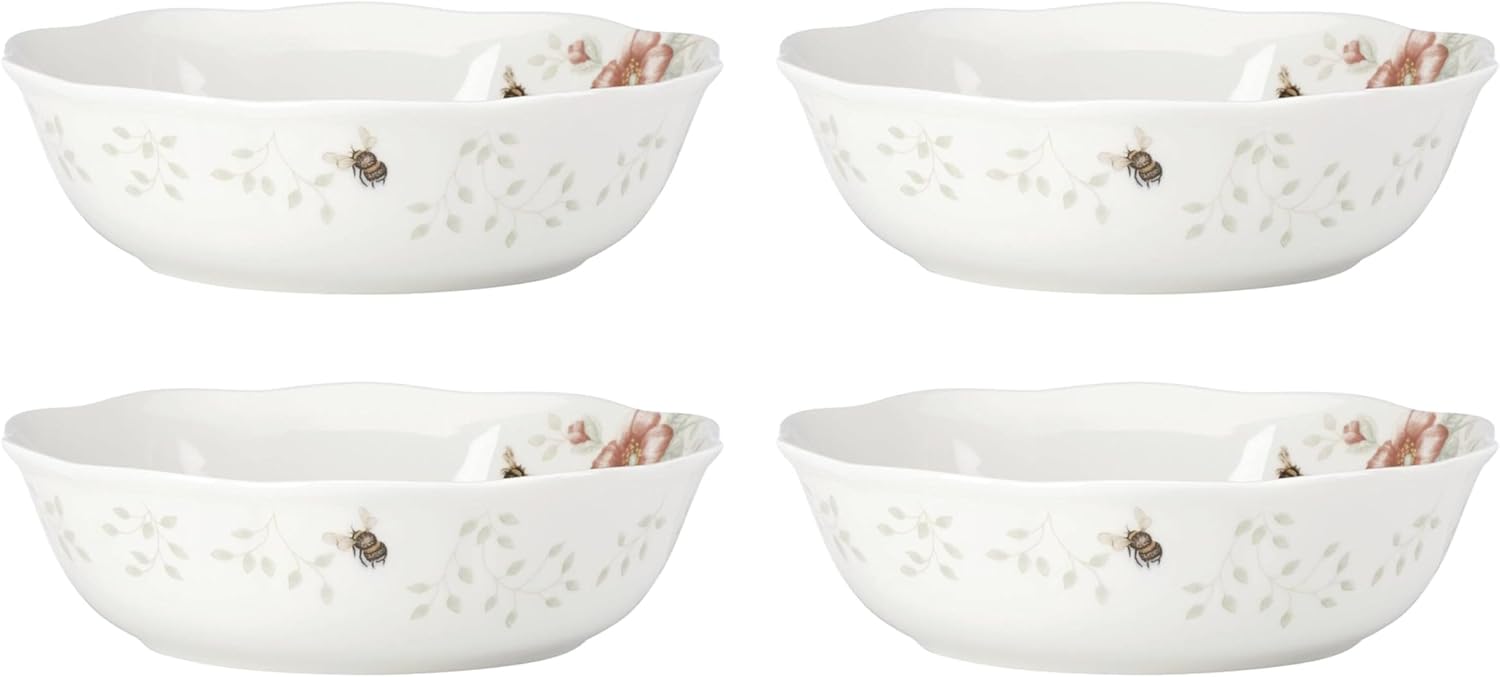 Lenox Butterfly Meadow Soup Bowls, Set Of 4