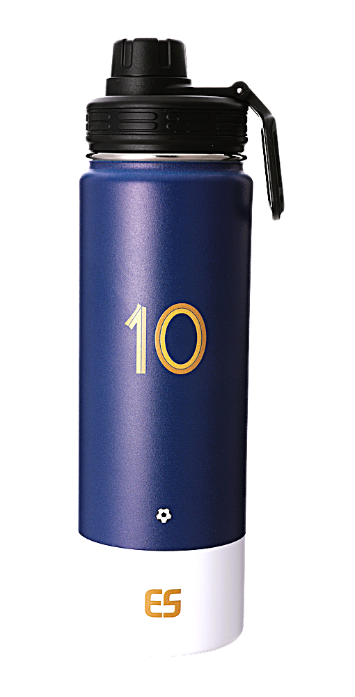 Mbappe Water Bottle 2 piece set Stainless Steel Insulated 22-oz = 10.5"tall +14-oz = 7"tall