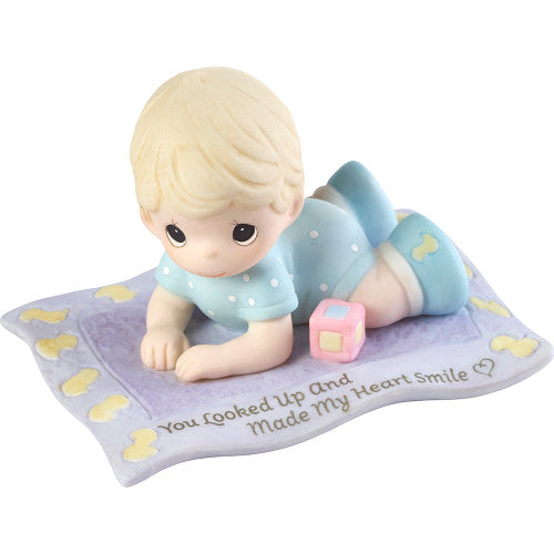 Precious Moments You Looked Up And Made My Heart Smile Figurine Bisque
