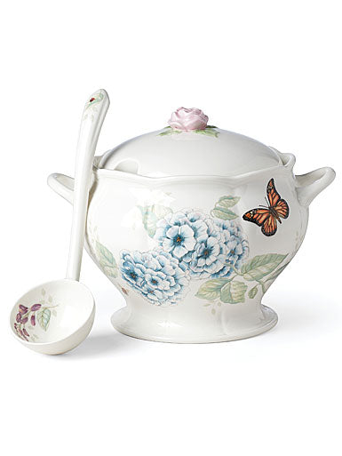 Lenox Butterfly Meadow Soup Tureen & Ladle 892532 - Royal Gift