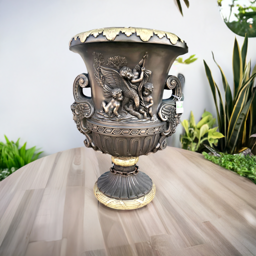 Planter Vase Roman Style 16" x 15" x 22"