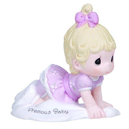 Precious Moments, Growing In Grace, Precious Baby, Bisque Porcelain Figurine, Blonde Girl