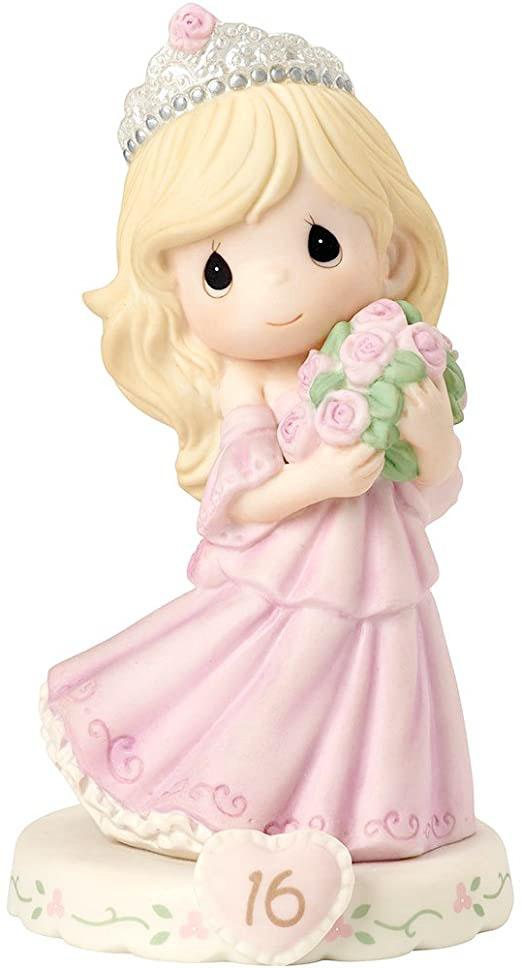Precious Moments Growing in grace Age 16 Porcelain Figurine 162015