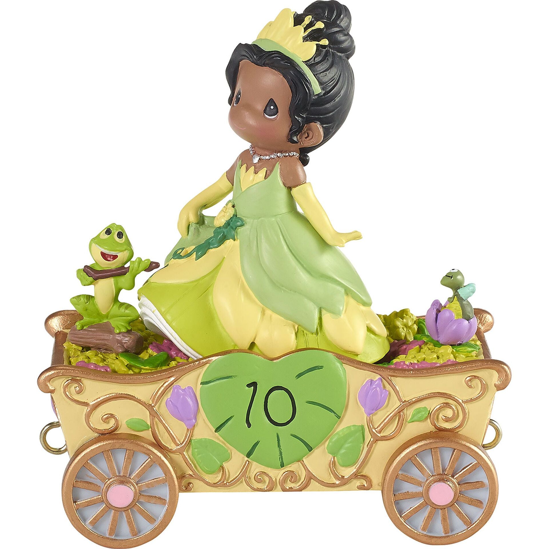 Precious Moments Disney birthday parade Collection Tiana 10th Birthday resin Figurine