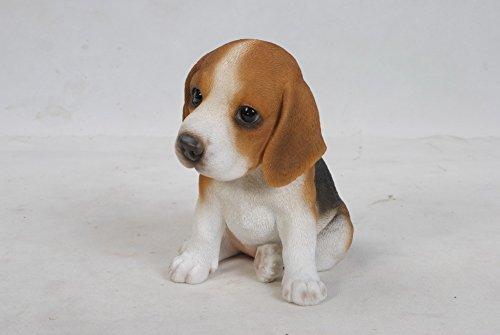 Beagle Puppy, 6" Statuette Ceramic