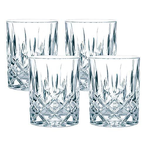 Nachtmann Noblesse Whisky Crystal Tumblers, Set of 4 Double old fashion Glasses