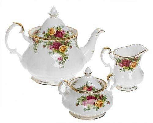 Royal Albert Old Country Roses 3-Piece Tea Set