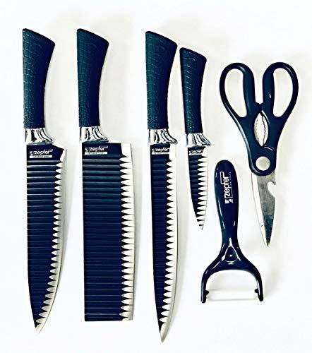 Zepter Knife Set 6 Piece Set with Non Stick Coating
