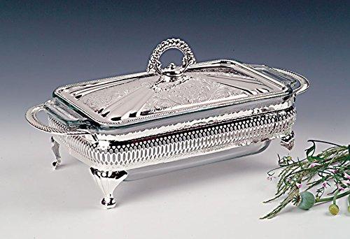 Silver Plated by Queen Anne Casserole Oblong Tarnish Resistance Tableware Made in England