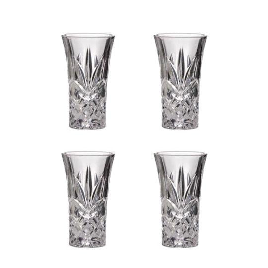 Ashford Shot Glasses 60ml Crystal 4 piece set
