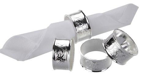 Silver Plated by Queen Anne Napkin Rings Serviette Holder