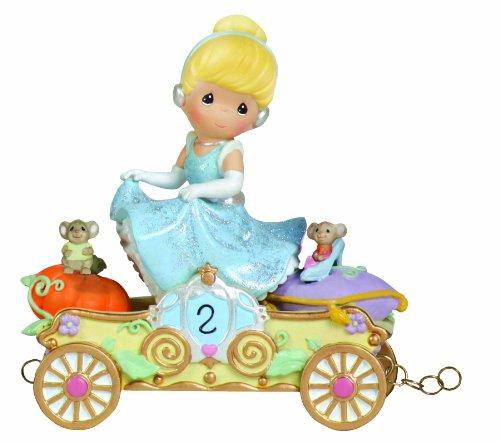 Precious Moments birthday Gifts parade Collection Age 2 Cinderella, Bibbidi, Bobbidi, Boo-Now You're Two!, Resin Figurine
