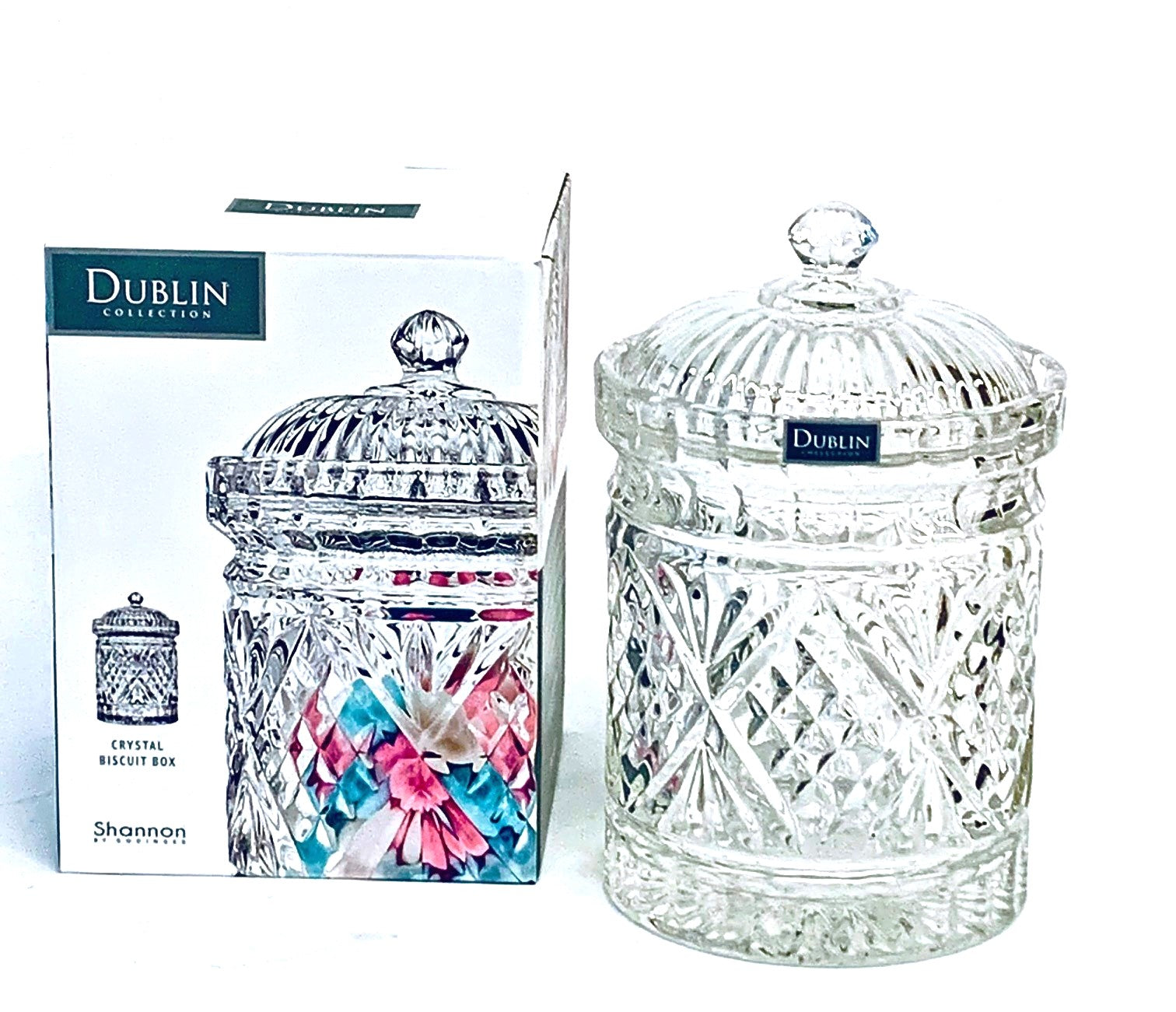 Biscuit box crystal Dublin collection - Royal Gift