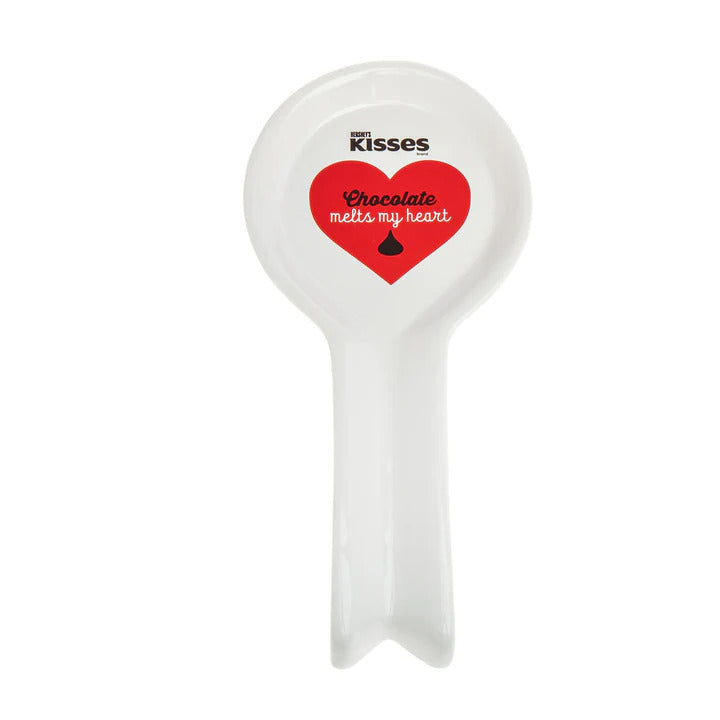 Hershy's Kisses Spoon rest ceramic 5.5"wide, 1"high, 11.5"tall - Royal Gift