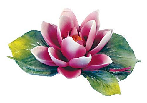 Capodimonte Water Lily (Pink) Porcelain Flower Hand Made in Italy