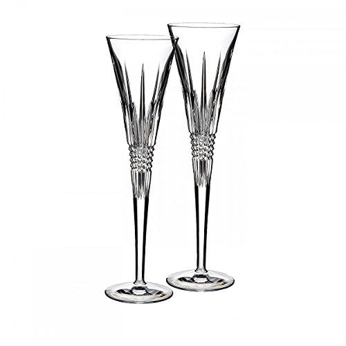 Waterford Lismore Diamond Toasting Flute Crystal (Set of 2)