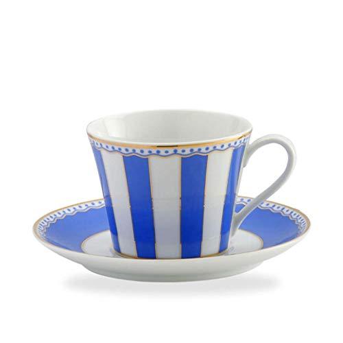 Noritake Carnivale Teacup & Saucer Blue