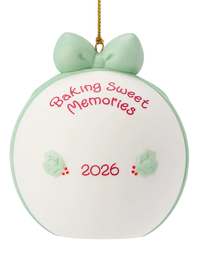 Precious Moments 2026 Baking Sweet Memories Girl Ball Ornament