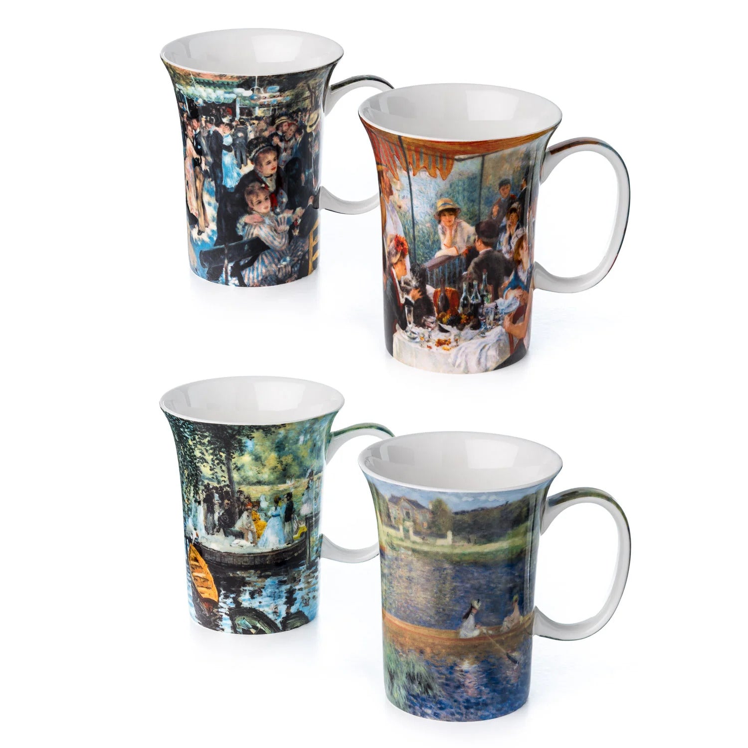 McIntosh Renoir Mugs Set of 4, Multicolors