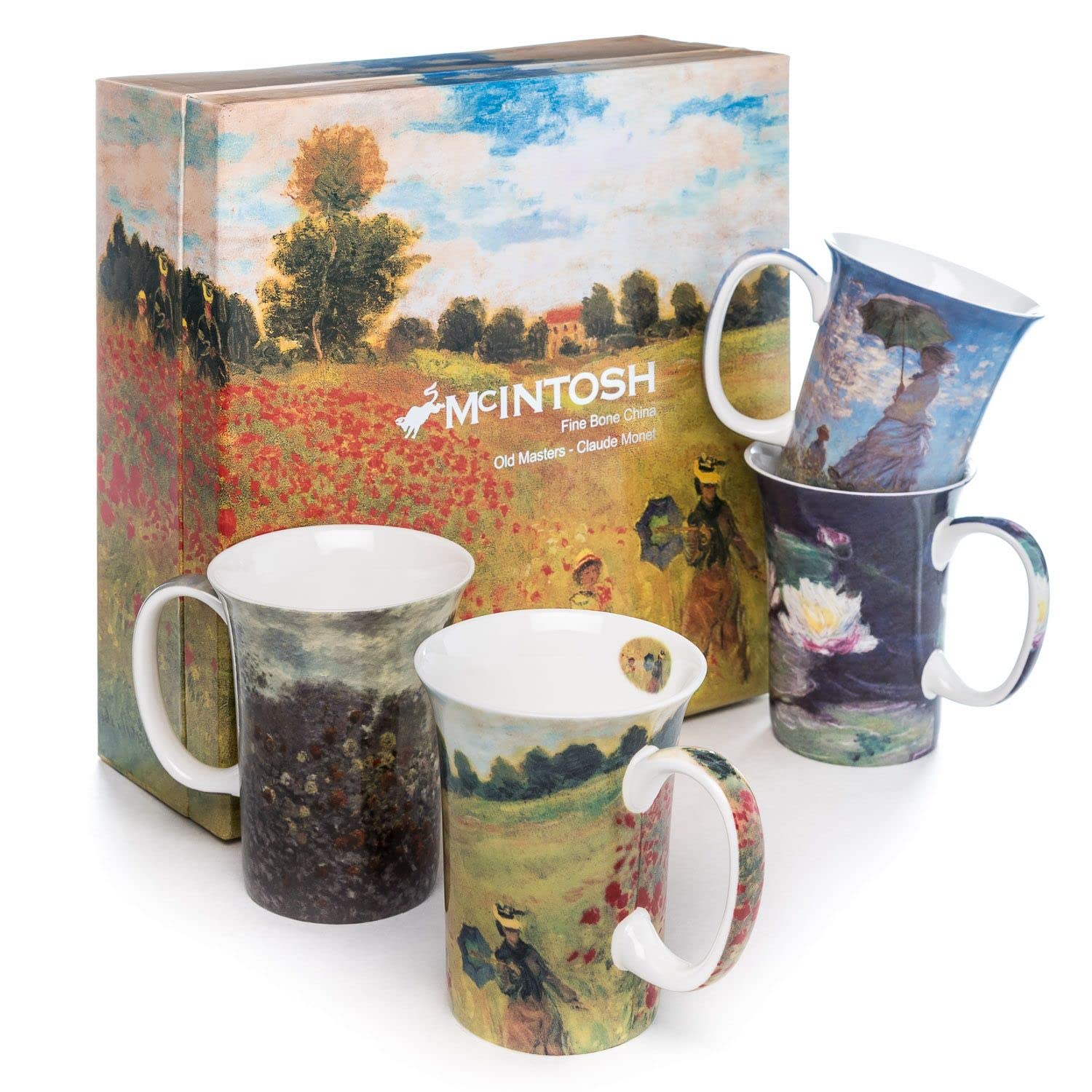 McIntosh Trading - Set of 4 Mugs - Monet Classics
