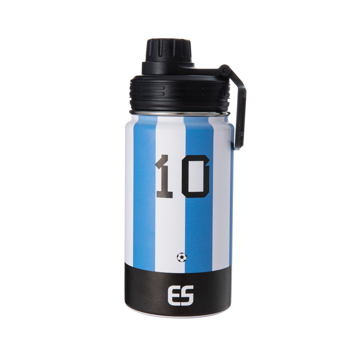 Messi Water Bottle 2 piece set Stainless Steel Insulated 22-oz = 10.5"tall +14-oz = 7"tall