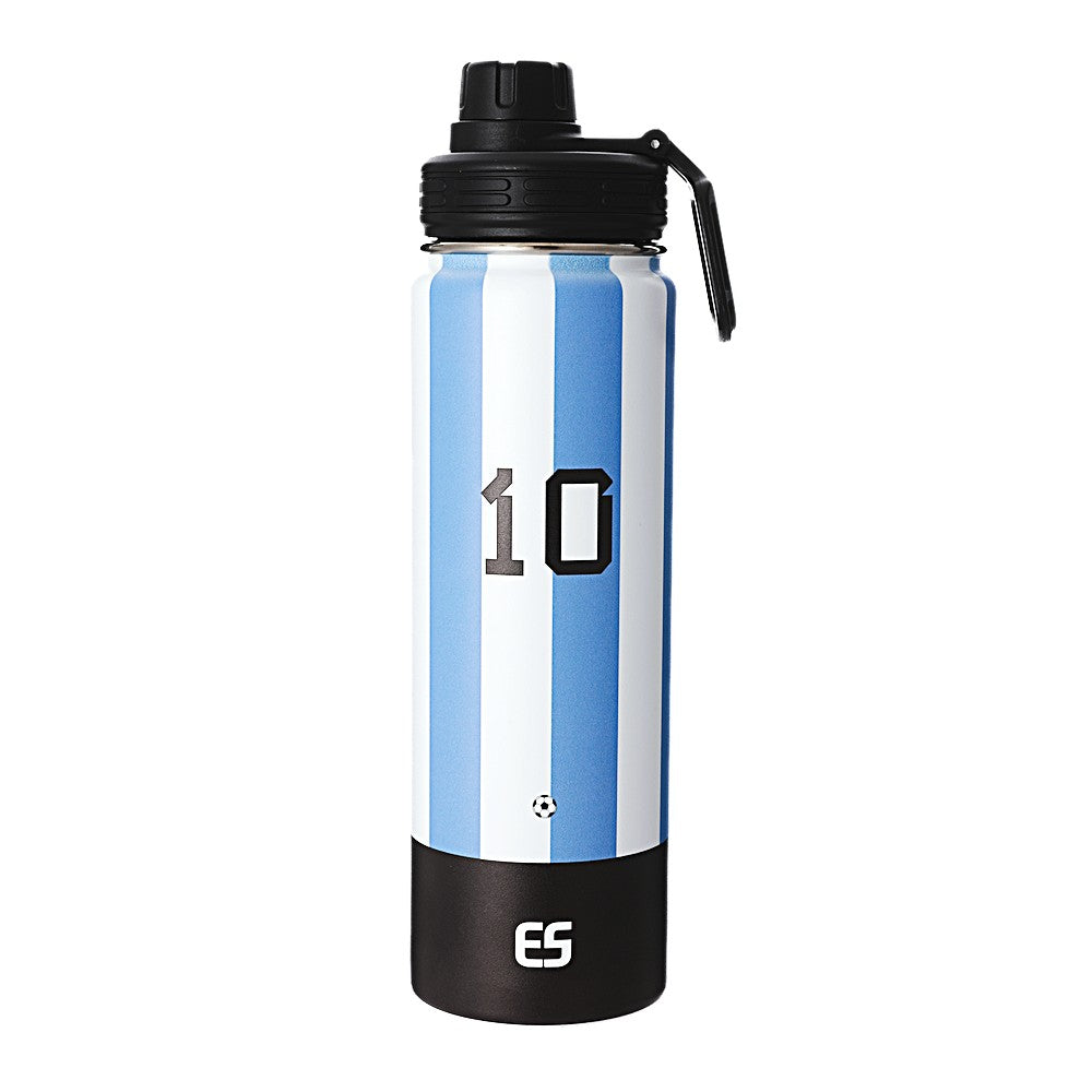 Messi Water Bottle 2 piece set Stainless Steel Insulated 22-oz = 10.5"tall +14-oz = 7"tall