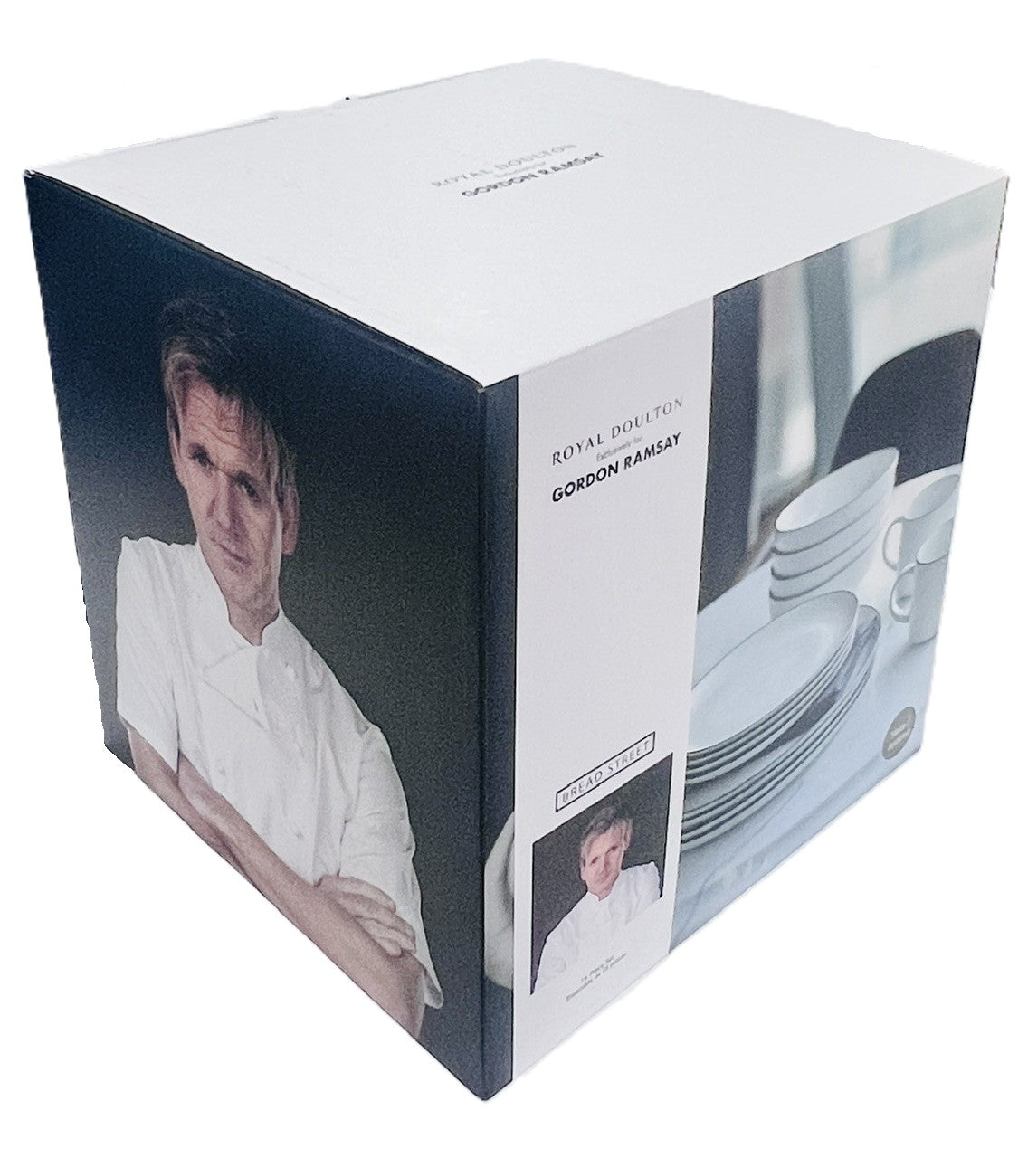 Gordon Ramsay 16-Piece Bread Street Dinnerware Set, Slate by Royal Doulton