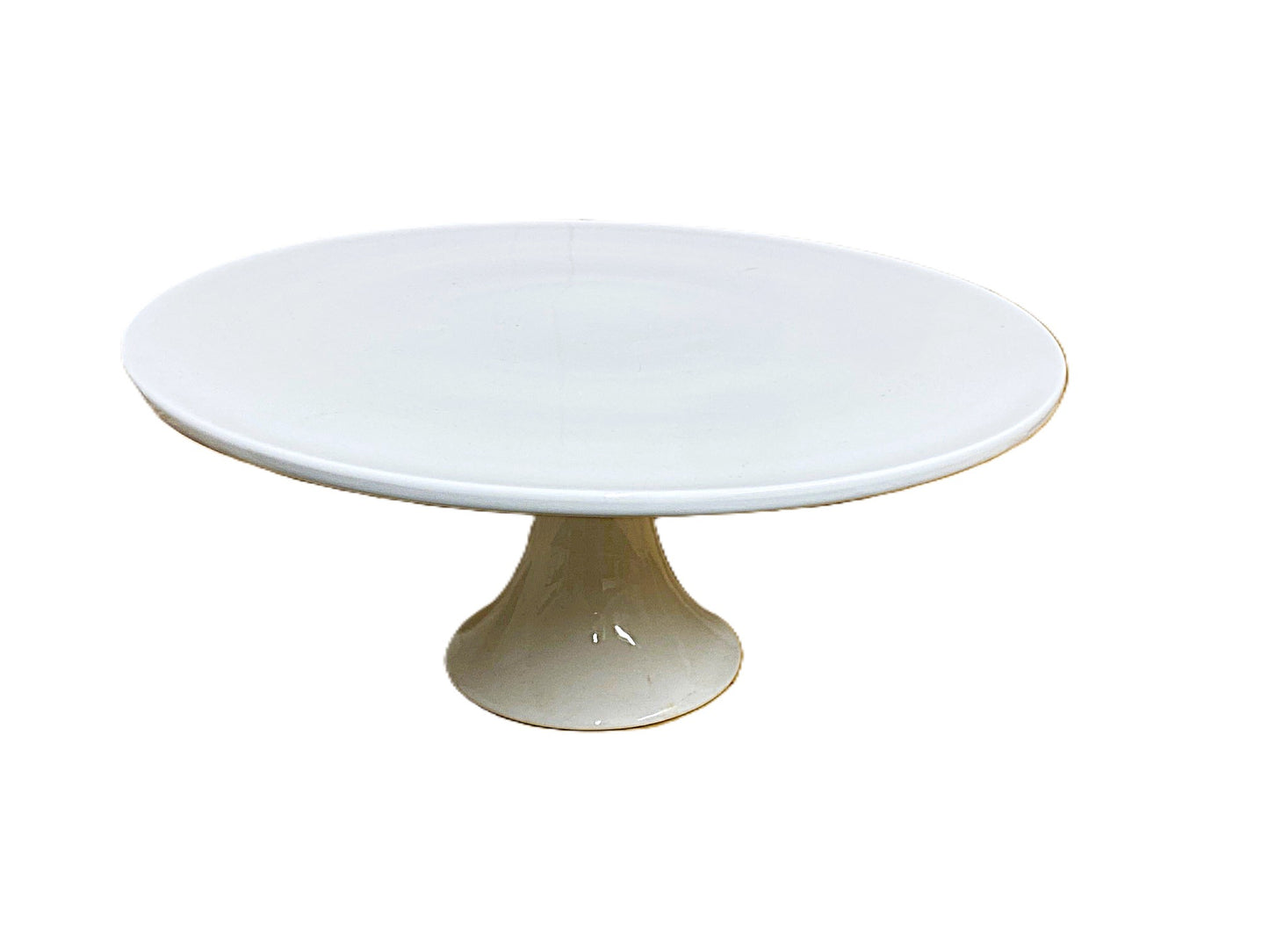 Maxwell & Williams Cake Plate Footed 12" White Porcelain