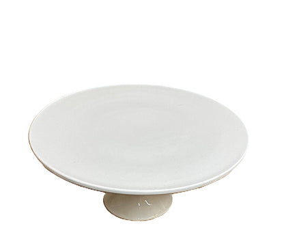 Maxwell & Williams Cake Plate Footed 12" White Porcelain