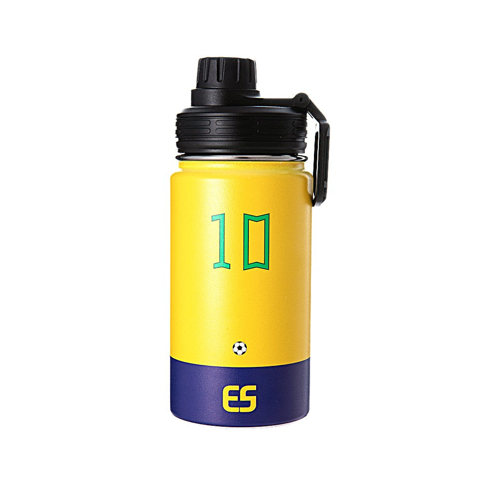 Neymar Water Bottle 2 piece set Stainless Steel Insulated 22-oz = 10.5"tall + 14-oz = 7"tall