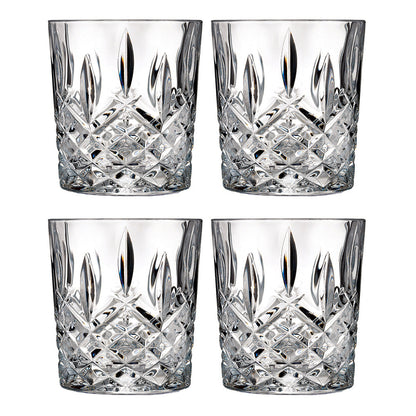 Waterford Markham Double Old Fashion set of 4 Crystal the Marquis Collection - Royal Gift