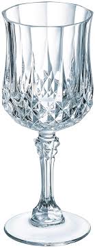 Longchamps by Cristal D'Arques Set of 4 Goblet 8.25-OZ = 25-cl