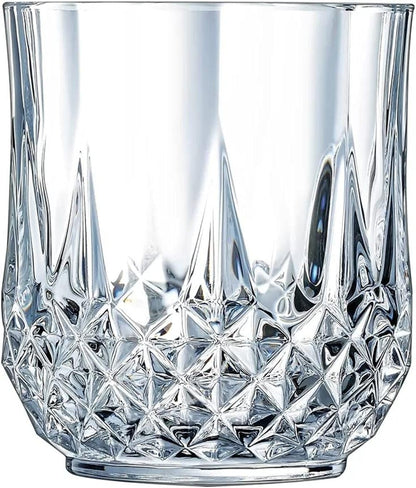 Cristal D'Arques Longchamps Mixer Glass, Crystal, 32 cl, Pack of 6