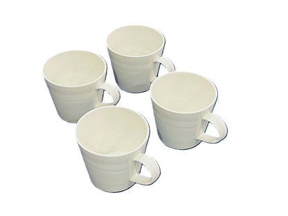 Royal Doulton 1815 Pure Mugs White Set of 4,  13.5-OZ
