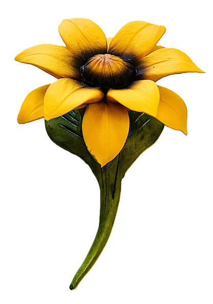 Capodimonte SunFlower Porcelain Flower Hand Painted and hand Made in ITALY