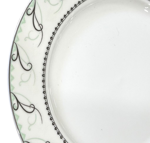 Dinnerware 24 Piece Set, Service for 4 Maria Platinum Collection by Success