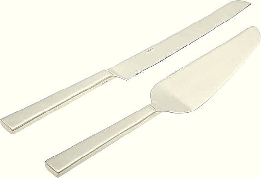 Oneida Celebration Cake Serving 2 piece set Stainless Steel