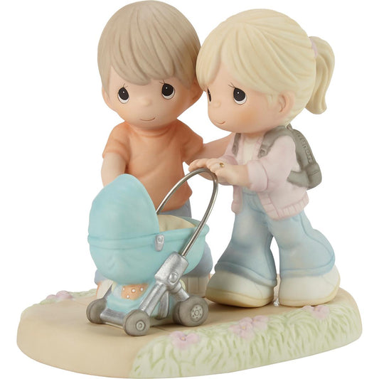 Precious Moments You Strolled Into Our Hearts  Porcelain Figurine