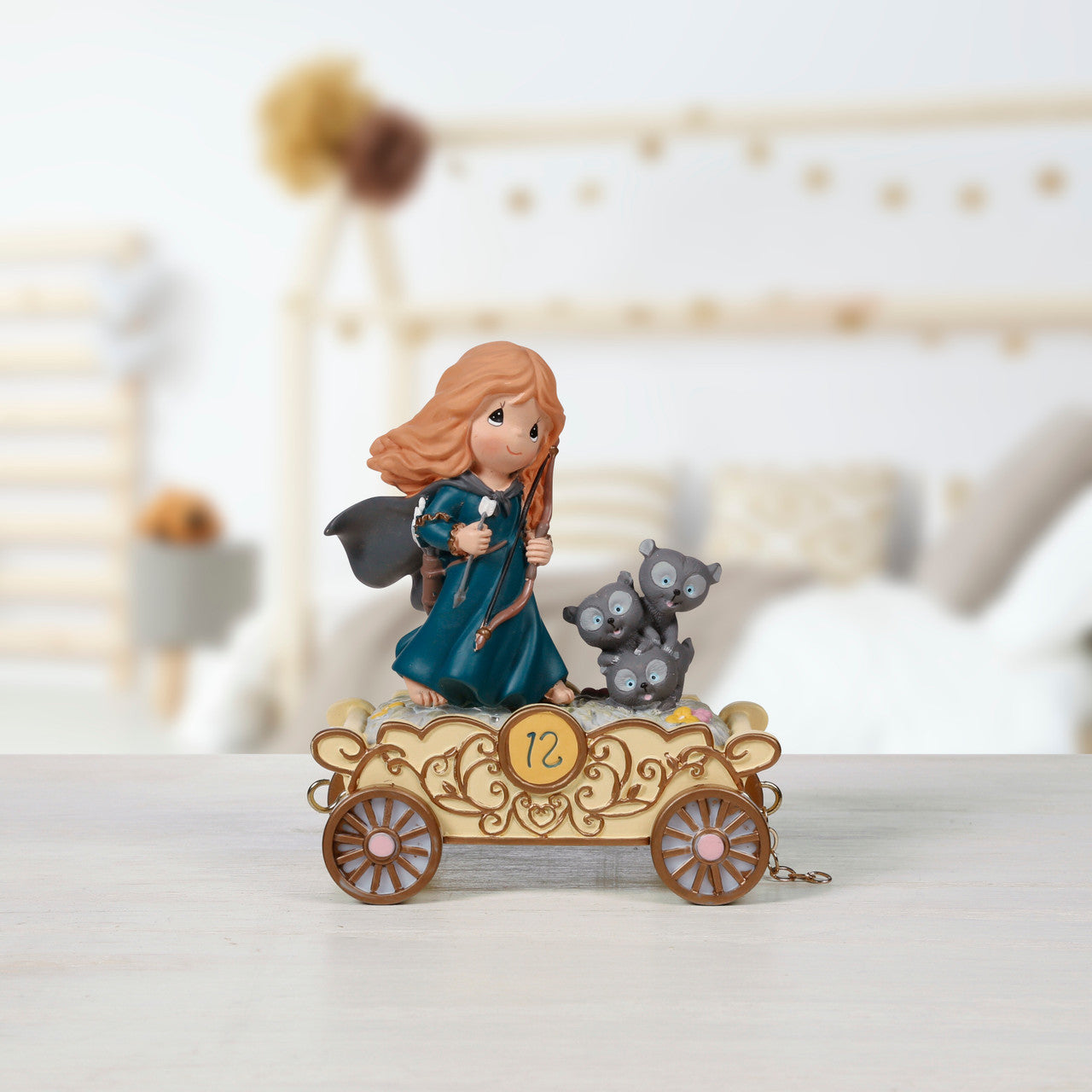 Precious Moments Birthday Gifts Parade Collection Age 12 Brave ceramic figurine