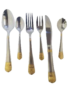 Carl Weill Venus Gold 78-Piece set & case 18/10 Stainless Steel Service for 12 People