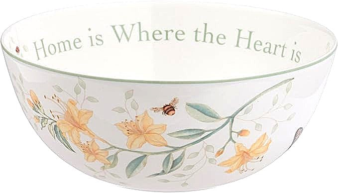 Lenox Butterfly Meadow "Home is Where The Heart is" Bowl