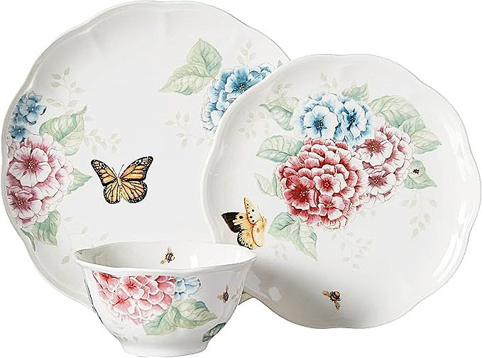 Lenox Butterfly Meadow Hydrangea 12-Piece Set